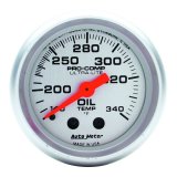 AutoMeter Gauge Oil Tank Temp 2-1/16in. 140-340 Deg. F Mechanical Ultra-Lite thumbnail 3