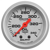 AutoMeter Gauge Oil Tank Temp 2-1/16in. 140-340 Deg. F Mechanical Ultra-Lite thumbnail 4
