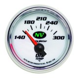 AutoMeter Gauge Oil Temp 2-1/16in. 140-300 Deg. F Electric NV thumbnail 3