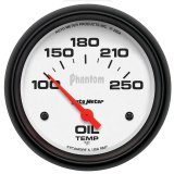 AutoMeter Gauge Oil Temp 2-5/8in. 100-250 Deg. F Electric Phantom thumbnail 1