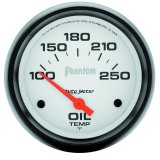 AutoMeter Gauge Oil Temp 2-5/8in. 100-250 Deg. F Electric Phantom thumbnail 4