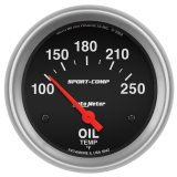 AutoMeter Gauge Oil Temp 2-5/8in. 100-250 Deg. F Electric Sport-Comp thumbnail 1