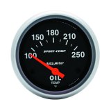 AutoMeter Gauge Oil Temp 2-5/8in. 100-250 Deg. F Electric Sport-Comp thumbnail 3