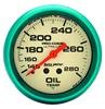 AutoMeter Gauge Oil Temp 2-5/8in. 140-280 Deg. F Liquid Filled Mech Glow In Dark Ultra-Nite thumbnail 8