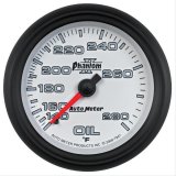 AutoMeter Gauge Oil Temp 2-5/8in. 140-280 Deg. F Mechanical Phantom II thumbnail 1