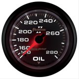 AutoMeter Gauge Oil Temp 2-5/8in. 140-280 Deg. F Mechanical Phantom II thumbnail 2
