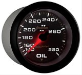 AutoMeter Gauge Oil Temp 2-5/8in. 140-280 Deg. F Mechanical Phantom II thumbnail 4