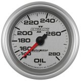 AutoMeter Gauge Oil Temp 2-5/8in. 140-280 Deg. F Mechanical Ultra-Lite II thumbnail 1