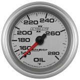AutoMeter Gauge Oil Temp 2-5/8in. 140-280 Deg. F Mechanical Ultra-Lite II thumbnail 4