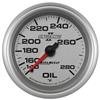 AutoMeter Gauge Oil Temp 2-5/8in. 140-280 Deg. F Mechanical Ultra-Lite II thumbnail 6