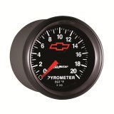 AutoMeter Gauge Pyrometer (Egt) 2-1/16in. 2000 Deg. F Stepper Motor Chevy Red Bowtie Black thumbnail 9