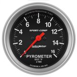 AutoMeter Gauge Pyrometer (Egt) 2-5/8in. 1600 Deg. F Digital Stepper Motor Sport-Comp thumbnail 4