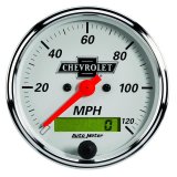 AutoMeter Gauge Speedo 3-1/8in. 120MPH Elec Prog W/ Lcd Odo Chevrolet Heritage Bowtie thumbnail 4