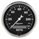 AutoMeter Gauge Speedo. 3-1/8in. 120MPH Elec. Prog. W/ Lcd Odo Old Tyme Blk thumbnail 5