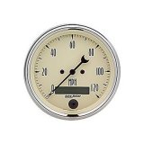 AutoMeter Gauge Speedo. 3-3/8in. 120MPH Elec. Prog. W/ Lcd Odo Antique Beige thumbnail 1
