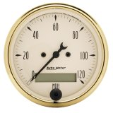 AutoMeter Gauge Speedometer 3-1/8in. 120MPH Elec. Prog. W/ Lcd Odo Golden Oldies thumbnail 2