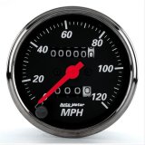AutoMeter Gauge Speedometer 3-1/8in. 120MPH Mechanical Designer Black thumbnail 1