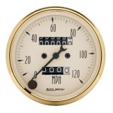 AutoMeter Gauge Speedometer 3-1/8in. 120MPH Mechanical Golden Oldies thumbnail 2