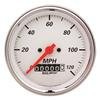 AutoMeter Gauge Speedometer 3-3/8in. 120MPH Elec. Prog. W/ Wheel Odo Arctic White thumbnail 6