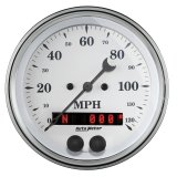 AutoMeter Gauge Speedometer 3-3/8in. 120MPH GSP Old Tyme White thumbnail 3