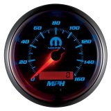 AutoMeter Gauge Speedometer 3-3/8in. 160MPH Elec. Programmable White Mopar thumbnail 1
