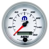 AutoMeter Gauge Speedometer 3-3/8in. 160MPH Elec. Programmable White Mopar thumbnail 9