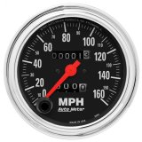 AutoMeter Gauge Speedometer 3-3/8in. 160MPH Mechanical Traditional Chrome thumbnail 2