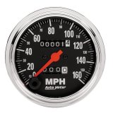 AutoMeter Gauge Speedometer 3-3/8in. 160MPH Mechanical Traditional Chrome thumbnail 4