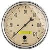 AutoMeter Gauge Speedometer 5in. 120MPH Elec. Prog. W/ Lcd Odo Antique Beige thumbnail 9