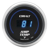 AutoMeter Gauge Stereo Amp Temperature 2-1/16in. 250 Deg. F Digital Cobalt thumbnail 2