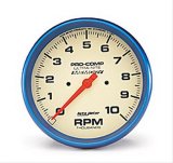 AutoMeter Gauge Tach 5in. 10K RPM In-Dash W/Peak Memory Glow In Dark Ultra-Nite thumbnail 2