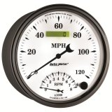 AutoMeter Gauge Tach/Speedo 5in. 120MPH & 8K RPM Elec. Program Old Tyme White II thumbnail 9