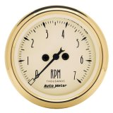 AutoMeter Gauge Tachometer 2-1/16in. 7K RPM In-Dash Golden Oldies thumbnail 2