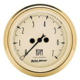 AutoMeter Gauge Tachometer 2-1/16in. 7K RPM In-Dash Golden Oldies thumbnail 3