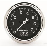 AutoMeter Gauge Tachometer 2-1/16in. 7K RPM In-Dash Old Tyme Black thumbnail 3