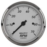 AutoMeter Gauge Tachometer 3-1/8in. 7K RPM In-Dash American Platinum thumbnail 2