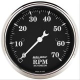 AutoMeter Gauge Tachometer 3-1/8in. 7K RPM In-Dash Old Tyme Black thumbnail 1