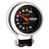 AutoMeter Gauge Tachometer 3-3/4in. 10K RPM Pedestal Pro-Comp thumbnail 4