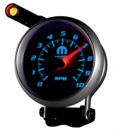 AutoMeter Gauge Tachometer 3-3/4in. 10K RPM Pedestal W/ Ext. Quick-Lite White Mopar thumbnail 2