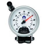 AutoMeter Gauge Tachometer 3-3/4in. 10K RPM Pedestal W/ Ext. Quick-Lite White Mopar thumbnail 7