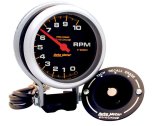 AutoMeter Gauge Tachometer 3-3/4in. 10K RPM Pedestal W/Peak Memory Pro-Comp thumbnail 8