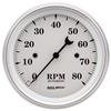 AutoMeter Gauge Tachometer 3-3/8in. 8K RPM In-Dash Old Tyme White thumbnail 6