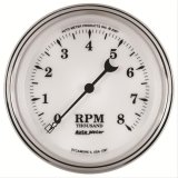 AutoMeter Gauge Tachometer 3-3/8in. 8K RPM In-Dash Old Tyme White II thumbnail 1