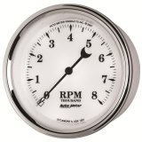 AutoMeter Gauge Tachometer 3-3/8in. 8K RPM In-Dash Old Tyme White II thumbnail 4