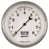 AutoMeter Gauge Tachometer 3-3/8in. 8K RPM In-Dash Old Tyme White II thumbnail 6
