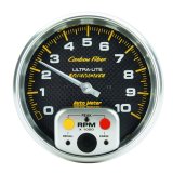 AutoMeter Gauge Tachometer 5in. 10K RPM In-Dash W/ Peak Memory Carbon Fiber thumbnail 4