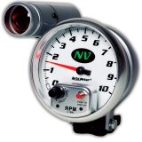 AutoMeter Gauge Tachometer 5in. 10K RPM Pedestal W/ Ext. Shift-Lite NV thumbnail 9