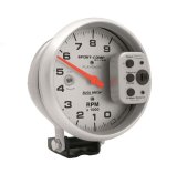 AutoMeter Gauge Tachometer 5in. 9K RPM Pedestal W/ RPM Playback Ultra-Lite thumbnail 8