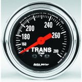AutoMeter Gauge Trans Temp 2-1/16in. 140-280 Deg. F Mechanical 8ft. Traditional Chrome thumbnail 2