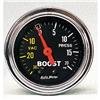AutoMeter Gauge Vac/Boost 2-1/16in. 30Inhg-20PSI Mechanical Traditional Chrome thumbnail 6